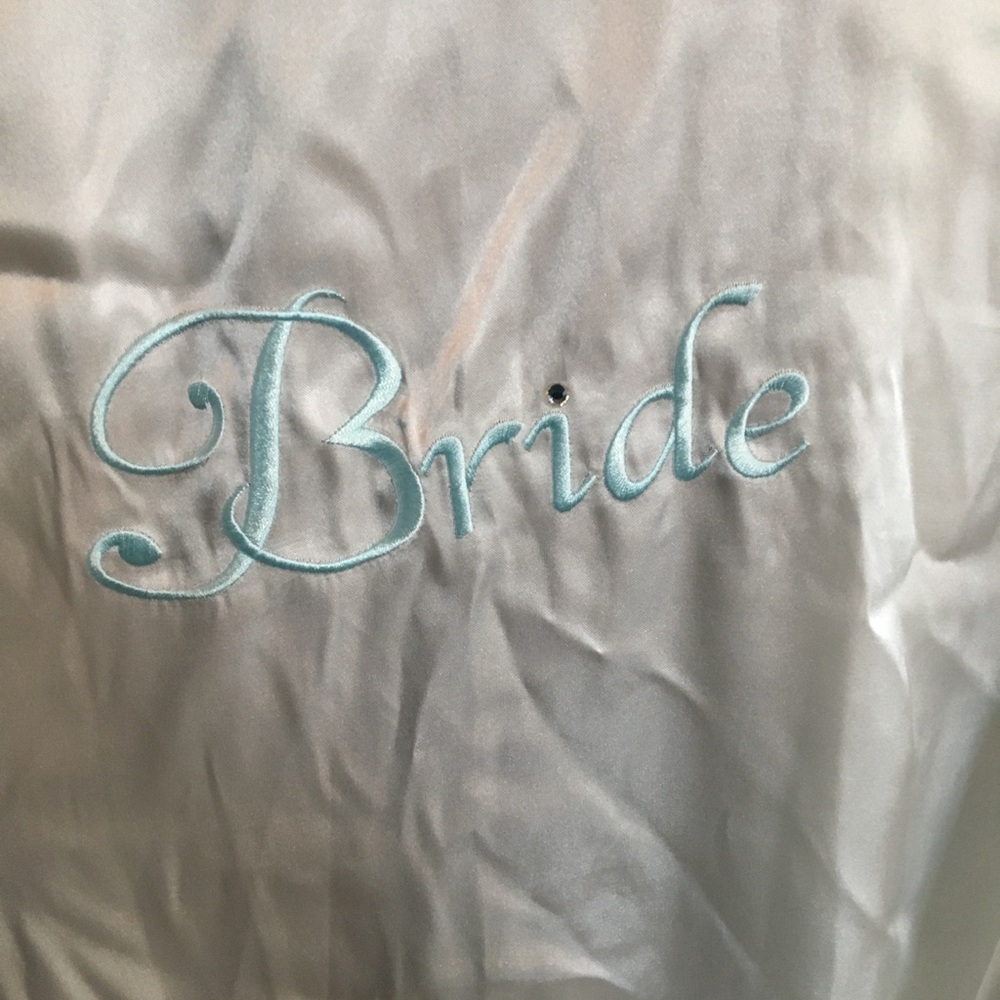 Satin Bride Robe - Picture 2 of 3